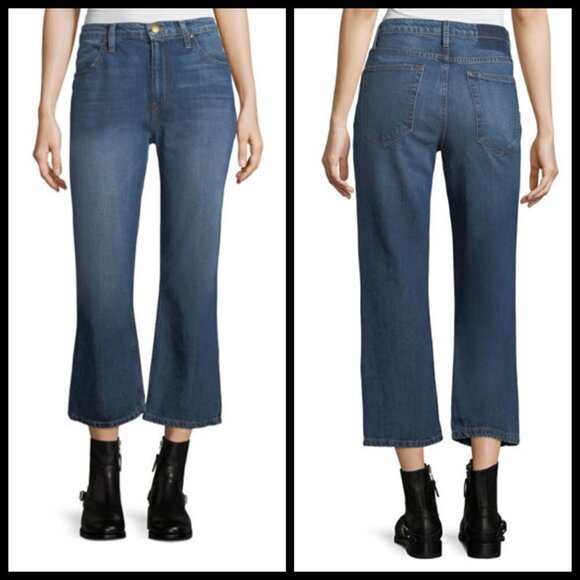 💕THE GREAT💕 The Relaxed Nerd Crop Flare Jeans 30 - Picture 10 of 15